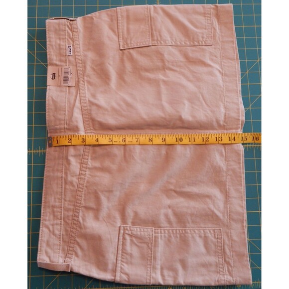Levi’s Women's '94 Cargo Mini Skirt Size 32 Khaki Tan Beige Mid Rise $59.50 NWT - Picture 9 of 12